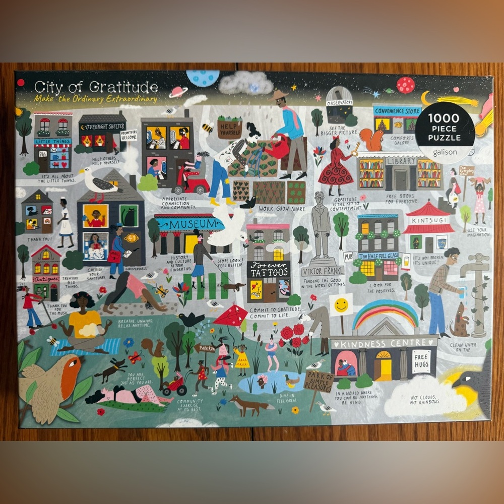 Galison City of Gratitude Puzzle - Multicolor